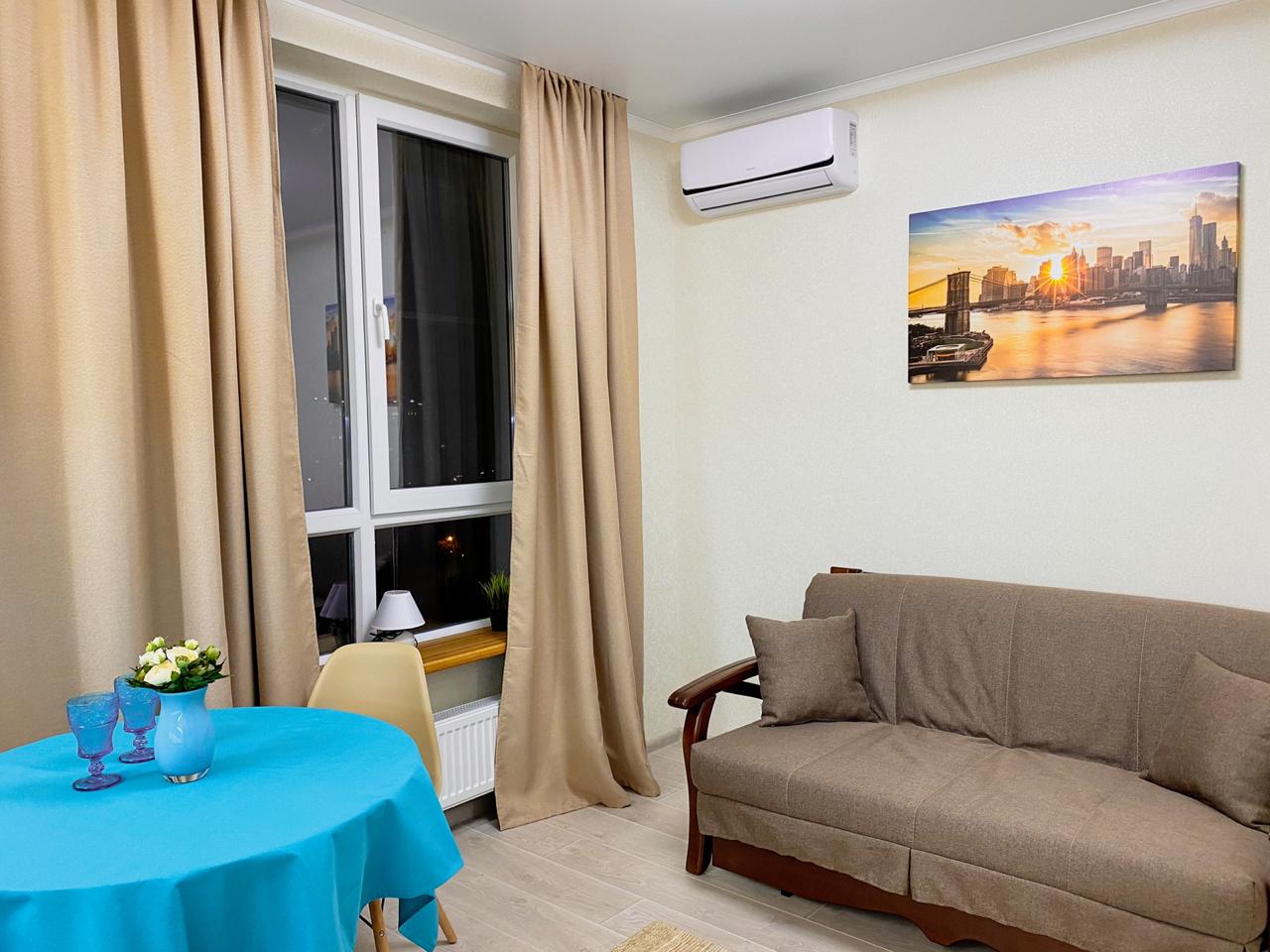 Квартира-студия с ремонтом премиального качества в новом ЖК "Укроп"!