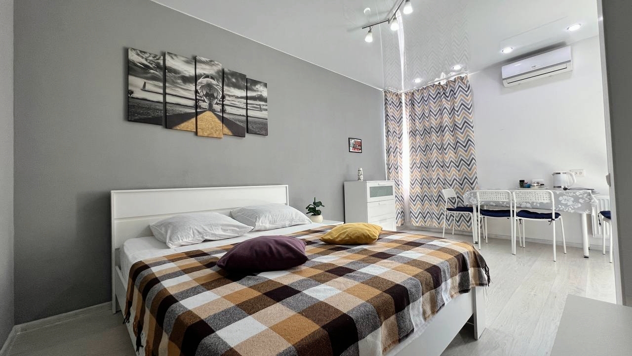 Светлая и уютная квартира-студия с ремонтом премиального качества в ЖК Прогресс!