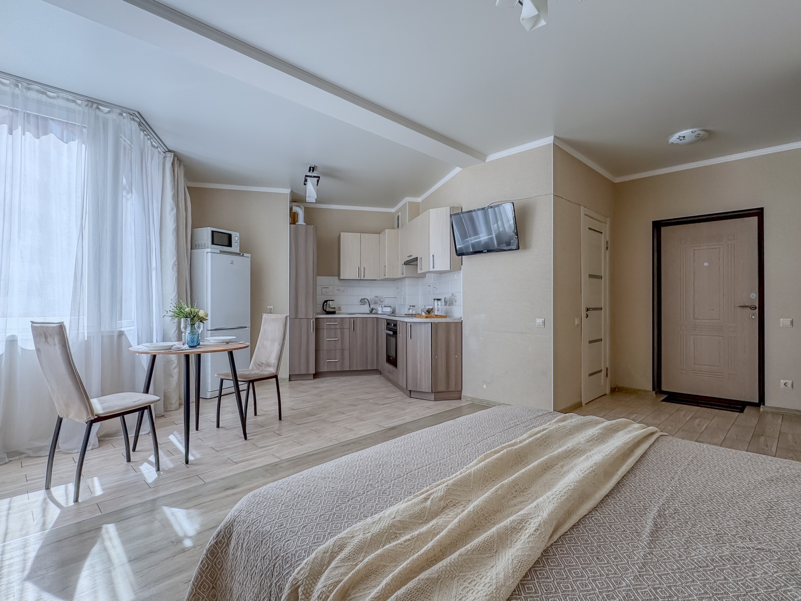 Светлая и уютная квартира-студия в ЖК "Прогресс"!