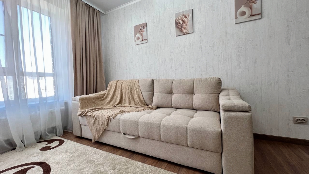 Уютная квартира с кондиционером в новом ЖК "Бруклин"