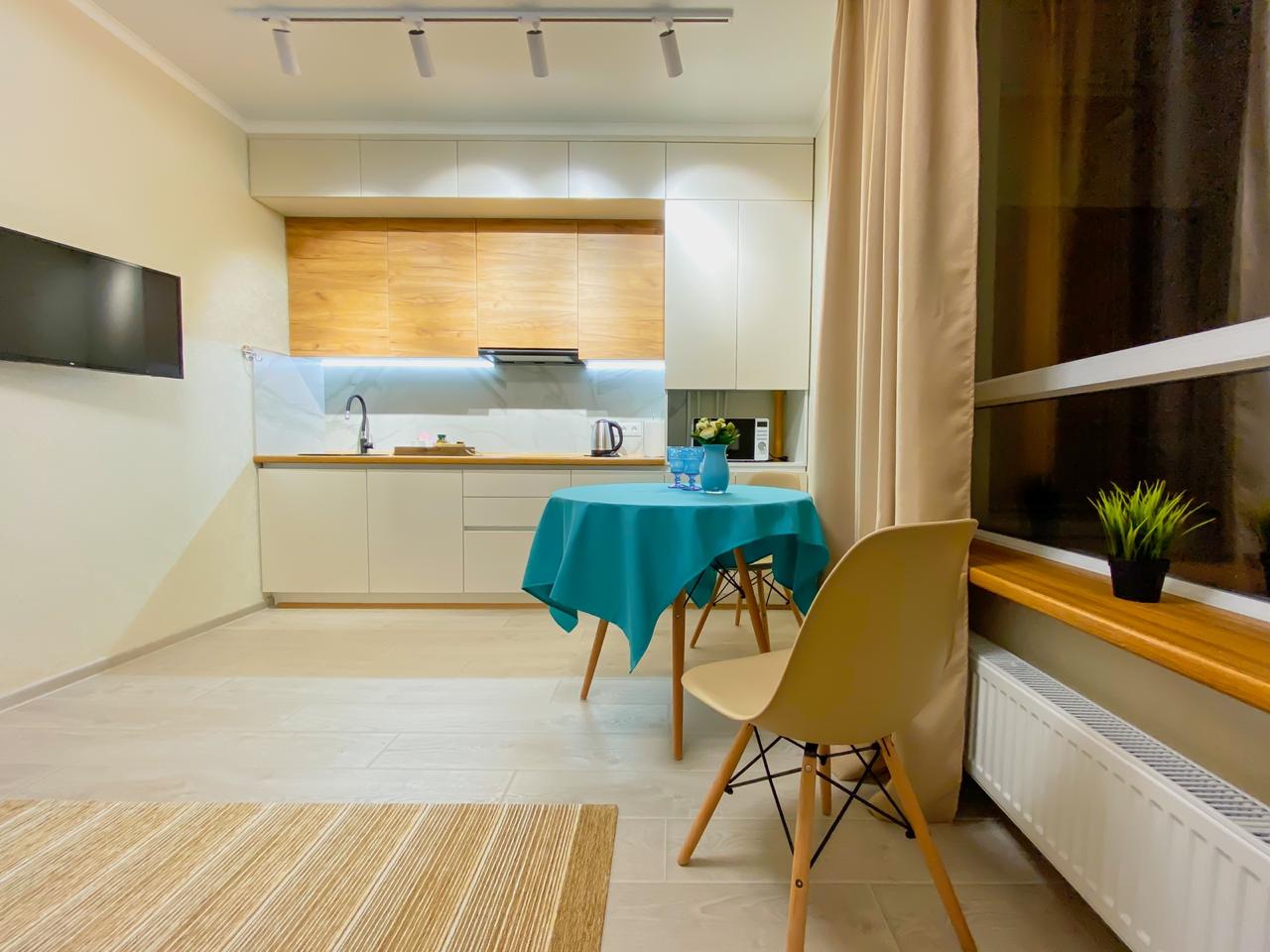 Квартира-студия с ремонтом премиального качества в новом ЖК "Укроп"!