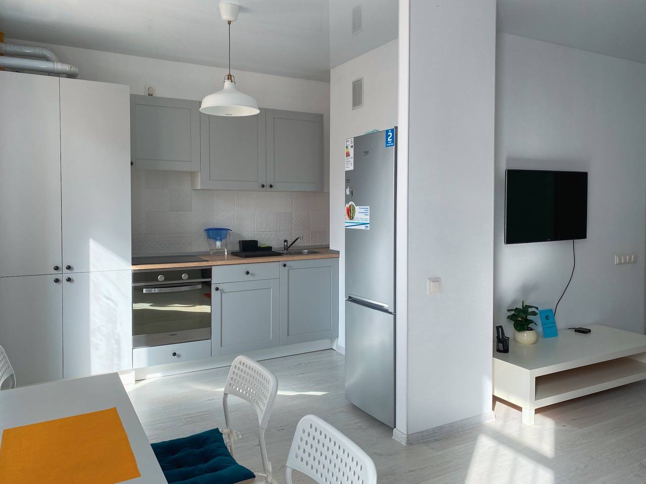 Светлая и уютная квартира-студия с ремонтом премиального качества в ЖК Прогресс!